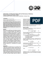 Optimization of Drilling Parameters With The Performance of Multilobe Positive Displacement Motor (PDM)