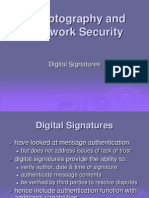 Cryptography and Network Security: Digital Signatures