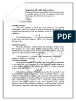 Calculation of Postfix Expression