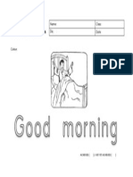 Greeting. Worksheet