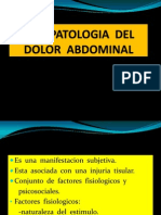 Fisiopatologia Del Dolor Abdominal