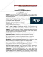 Ley en Propiedad en Condominio de Inmuebles Del Estado de Quintana Roo