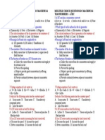 Multiple Choice Questions DCM A Sec