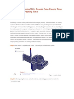 How To Use Moldex3D To Assess Gate Freeze Time and Optimize Packing Time