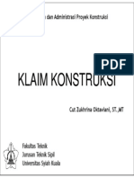 Modul Klaim Konstruksi