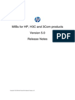 MIBs For HP H3C and 3com v5.0 Release Notes