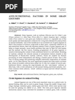 Anti-Nutritional Factors in Some Grain Legumes - A. Mikić, V. Perić, V. Đorđević, M. Srebrić, V. Mihailović