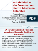 La Contabilidad o Auditoria Forense