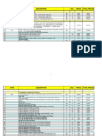 Type Description NO. Price Total Prices Split & Ventilation Fan