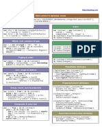 Linq Cheat Sheet