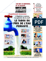 Le Quotidien: Le Tabou Du Prix de L'Eau Persiste