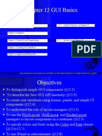 Chapter 12 GUI Basics Abstract Classes," in Chapter 10