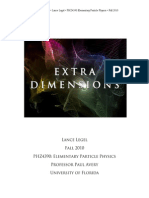 Extra Dimensions - Lance Legel - PHZ4390 Elementary Particle Physics - Fall 2010