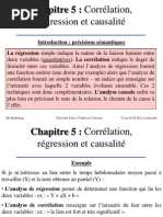 Chapitre Régression - Corrélation - Causalité