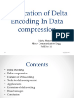 Delta Encoding in Data Compression