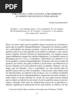 (2003) Carlos Lenkersdorf: Otra Lengua, Otra Cultura, Otro Derecho - El Ejemplo de Los Maya-Tojolabales.