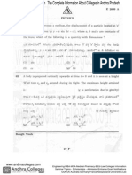 Eamcet 2009 Engineering Physics Paper