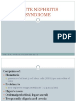 Acute Nephritis Syndrome