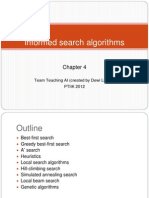 Informed Search Algorithms: Team Teaching AI (Created by Dewi Liliana) PTIIK 2012