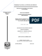 Tesis. Producción de Sedimentos en Cuencas