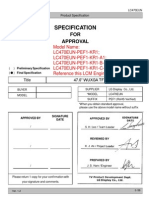 Panel LG Display LC470EUN-PEF1 0 (DS) PDF