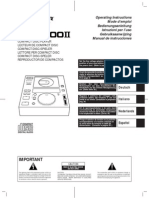 CDJ - 500 II Service Manual