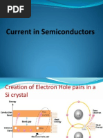 Current in Semiconductors