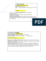 Drug Cards For Aricept, Synthyroid, Flomax, Klor-Con M, Diphenoxylate-Atropine