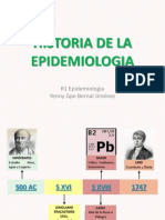 Historia Epidemiologia