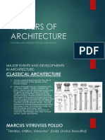 Masters of Architecture