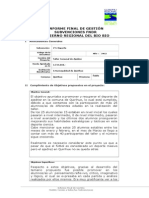 Formato Informe Final de Gestion Comun A Todas Las Subvenciones