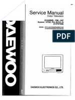 Daewoo Cm537 Chassis Dth14q1es TV SM