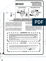 Gasseous Carbureton Info