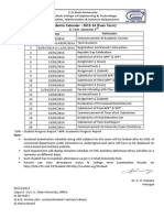 Academic Calender-Sem 2 - 2014