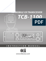 TTI TCB 1100 User Manual