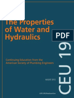 The Properties of Water and Hydraulics