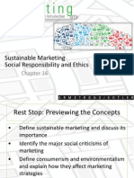 Sustainable Marketing Social Responsibility and Ethics