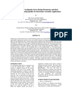 Analysis of Archimedes Screw Design Parameters