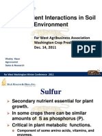 Plant Nutrient Interactions in Soil Environment