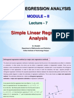 Linear Regression Analysis: Module - Ii