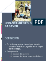 Levantamiento de Cadaver