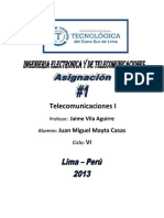 Telecomunicaciones I