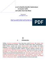 Hewitt AEMA 1 The Question of A Hamito-Semitic Substratum in Insular Cletic and Celtic From The West