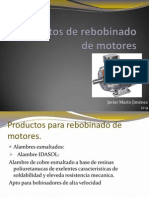 Productos de Rebobinado de Motores