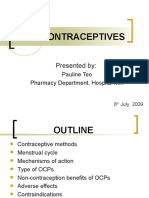 Oral Contraceptives: Presented by