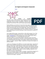 Difference Between Organic and Inorganic Compounds