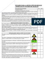 Cuestionario para Prevencion de Riesgos