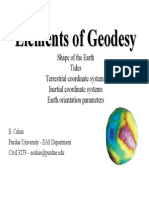 Elements of Geodesy