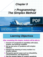 CH 9 Simplex Method