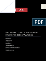 Brand Study & Advertising Plan For Titan Watches